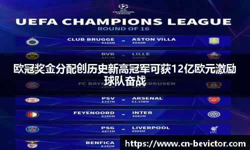 欧冠奖金分配创历史新高冠军可获12亿欧元激励球队奋战